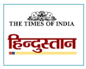 Times of india English + Hindustan Hindi - Ranchi